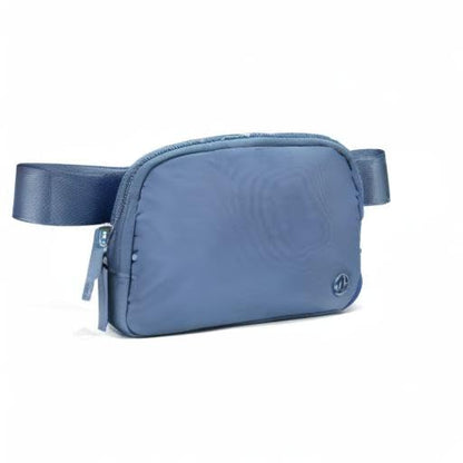 Pander Two Way Zipper Fanny Pack Nylon Everywhere Belt Bag for Women, Water Repellent Waist Packs, Crossbody Bags with Adjustable Strap (Black).