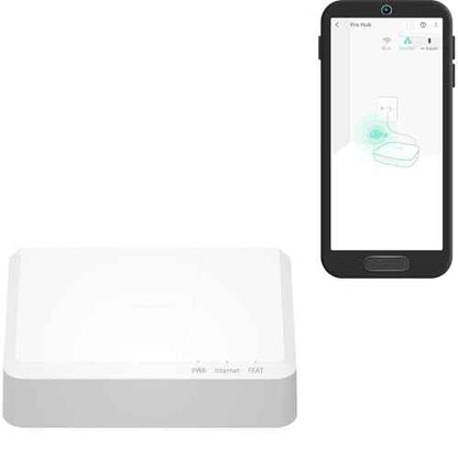 X3 Hub Smart Home Gateway: 1/4 Mile Super Long Range LoRa Enabled Smart Home Automation Bridge Home Security Monitoring System - Central Controller for YoLink Smart Home Devices - White