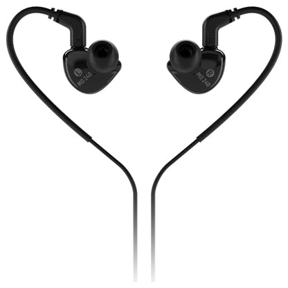 Behringer MO240 Studio Monitoring Earphones with Dual Hybrid Drivers