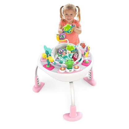 Bright Starts Bounce Bounce Baby 2-in-1 Activity Jumper & Table - Playful Palms