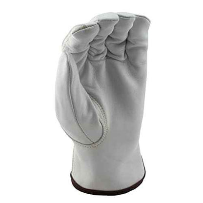 Stauffer Trackman Premium Goatskin Leather, Kevlar Lined, Cut Resistant Work Gloves - (Extra Small)