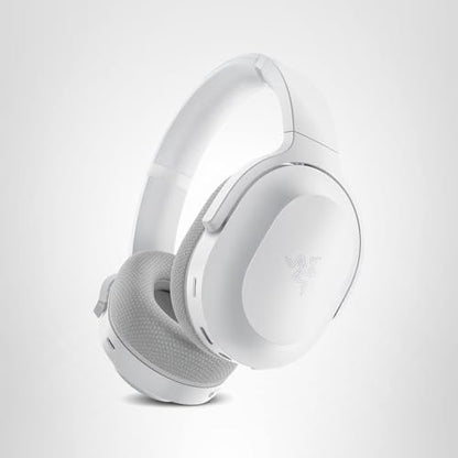 Razer Barracuda Wireless Gaming & Mobile Headset (PC, PlayStation, Switch 2, Android, iOS): 2.4GHz Wireless + Bluetooth - Integrated Noise-Cancelling Mic - 50mm Drivers - 40 Hr Battery - Mercury White