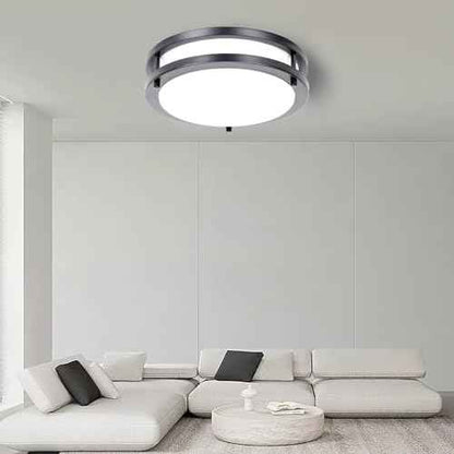 Drosbey 72W LED Flush Mount Ceiling Light Fixture, 16 inch Light Fixtures Ceiling for Kitchen, Bathroom, Bedroom, Garage, Super Bright 7500 Lumens, Daylight White 5000K