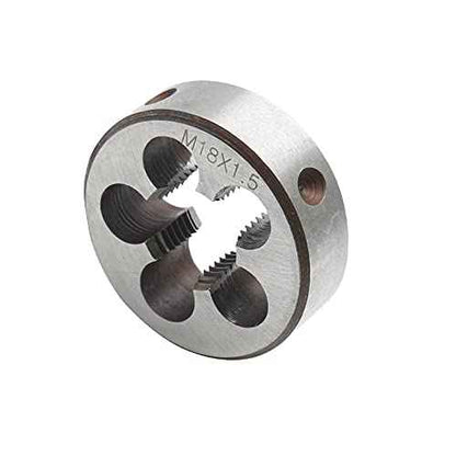 M18 x 1.5 Metric Right Hand Thread Die for Threading, 18mm Thread & 1.5mm Pitch, Alloy Steel