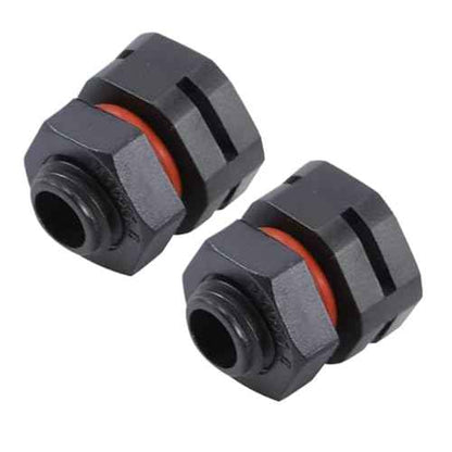 2-Pack IP68 Industrial Breather Vent - M12x1.5 Pressure Equalization Valve, Dual-Port Moisture Control for Electrical Cabinets Enclosures