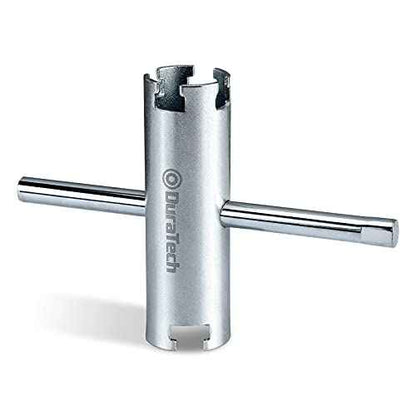 DURATECH Basket Strainer Wrench, Universal Sink Strainer Wrench with Sliding Handle, Double End, 1/2" & 3/8 "