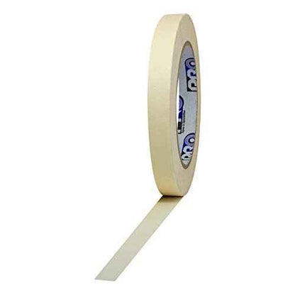 ProTapes Pro 795 Crepe Paper General Purpose Masking Tape, 60 yds Length x 1/2" Width, Tan (Pack of 1)