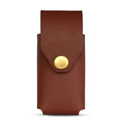 Leather Multitool Sheath for Gerber Suspension & Gerber Suspension NXT (Brown) - Full Grain Leather Belt Tool Holder - Multi Tool Holster w/Solid Brass Rivets - Belt Accessories for Men
