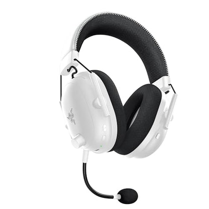 Razer BlackShark V2 Pro Wireless Gaming Headset 2023 Edition: Detachable Mic - Pro-Tuned FPS Profiles - 50mm Drivers - Noise-Isolating Earcups w/Ultra-Soft Memory Foam - 70 Hr Battery Life - White