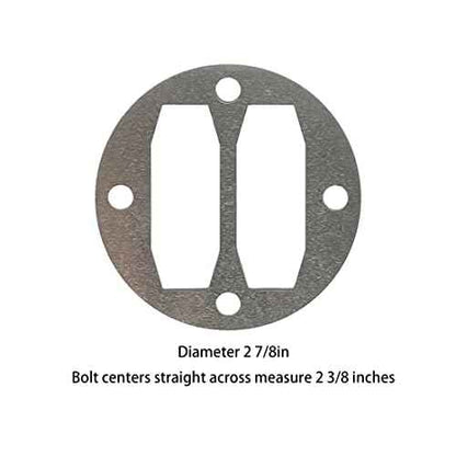 3 Set for for Central Pneumatic Compressor Parts,Central Pneumatic Harbor Freight air Compressor Head Gasket Test kit Reed Valve