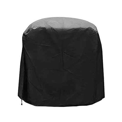 QWORK Dustproof Miter Saw Cover, 2 Pack Waterproof Covers, 210D Oxford Cloth with Bottom Drawcord Fits Most Miter Saws, Planers, Machine Tools, Black
