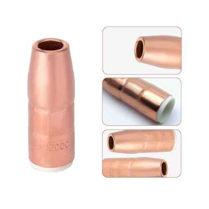 Nozzle For N-M1200C 1/2" Flush AccuLock MDX Fits Miller MDX-250 MDX250 EZ-Select MIG Welding Guns Part 5-PK