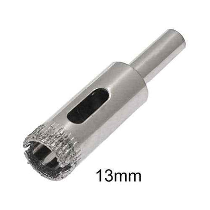 5pcs 1/2-Inch / 13mm Diamond Drill Bits, Small Diamond Hole Saw Hollow Core Drill Bits for Glass Ceramic Porcelain Tiles Marble Granite Quartz