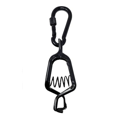 Multipurpose Webbing Industrial Glove Clamp Last glove strap, clip, holder you will ever need., Standard, Black