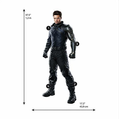 Roommates RMK4700GM Falcon Winter Soldier Peel and Stick Decals