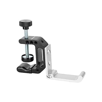 CAMVATE Foldable Wall Hanging Hook for Tool Storage + C Clamp with 1/4" & 3/8" Mounting Points - 3089