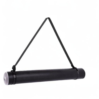TRANSON Durable Poster Storage Tube with Straps 24"-40" Extendable for Blueprints, Artwork, Maps, Posters Color Black