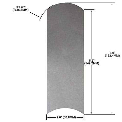 ATLIN Cabinet Scraper Card Set - Curved 3pc