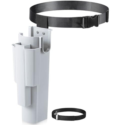 Feekoon Upgraded Window Cleaning Holster with Belt and Quick Connect Leg Strap, Detachable Side Bucket on an Adjustable Belt, Window Washing Tool, Hold All Generic Squeegees and Scrubbers
