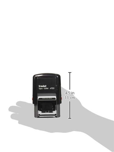 Trodat Printy Do It Yourself Self-Inking Message Dater,1.63 x 1, Blue/Red