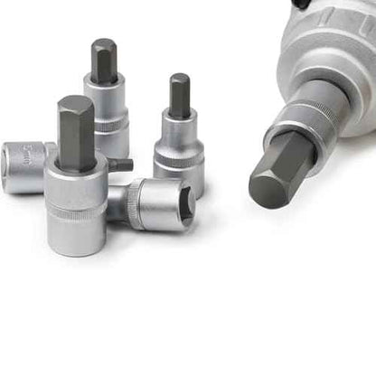 uxcell 3/8" Drive x T35 Torx Bit Socket, S2 Steel Bits, CR-V Sockets 2" Length (For Hand Use Only) 2pcs