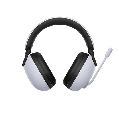 Sony INZONE H9 Gaming Headset, Wireless Noise Canceling Bluetooth Headset With Microphone, 360 Spatial Sound, For PC and PS5 (WH-G900N), White