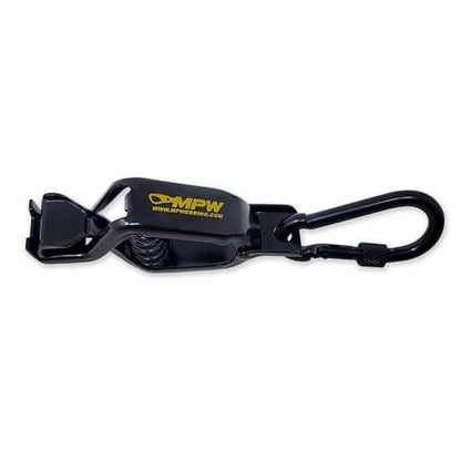 Multipurpose Webbing Industrial Glove Clamp Last glove strap, clip, holder you will ever need., Standard, Black