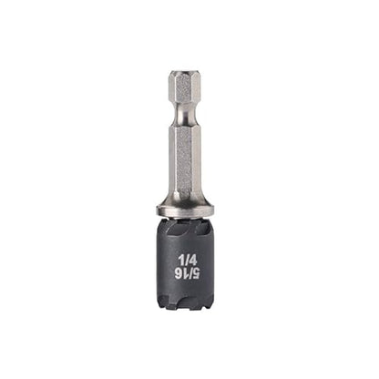Malco MSHCST 2 in. Reversible CRHEX SawTooth Hex Driver 1/4 in. and 5/16 in.