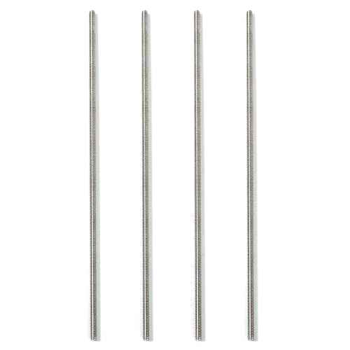 Stainless Steel Fully Threaded Rod, 3/8" -16 Thread Size, 48" Length, Right Hand Threads, 4 Pieces
