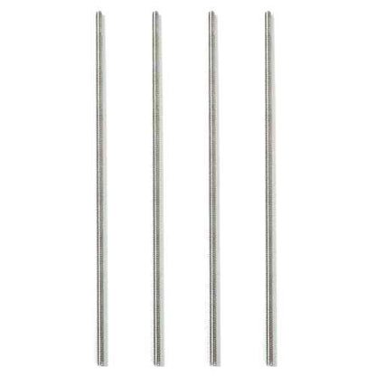 Stainless Steel Fully Threaded Rod, 3/8" -16 Thread Size, 48" Length, Right Hand Threads, 4 Pieces