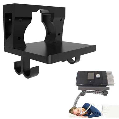 Wall Mount Shelf for AirSense 10 CPAP Machine ? Includes Mask Hook & Hose Hanger ? Space-Saving Bedside Organizer, Easy to Install ? Durable CPAP Accessory