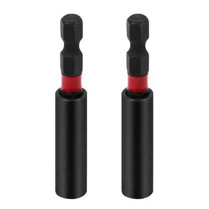Impact Duty Srewdriver Drill Driver Strong Magnetic Bit Holders 1/4 Inch Hex Shank with Storage Box(2-Pack)