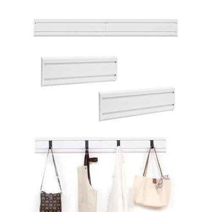 Garage Tool Organizer Wall Mount Slat Wall Paneling Yard Tool Storage for Garage, Bike Storage Rack