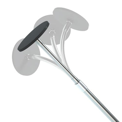 Telescoping Magnetic Pickup Tool - 58LB Strength, Extends 16"-42" with Bendable Metal Hose for Easy Nail/Screw Retrieval