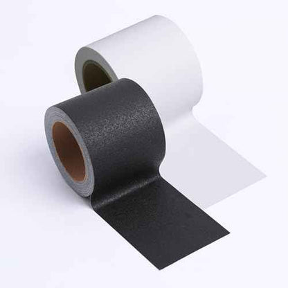 2Inch Wide Self-Adhesive Matte Book Binding Tape, 33 FT Black and White Cloth Tape for Repairing, Reinforcing, and Protecting Old & Antique Books (Black and White)