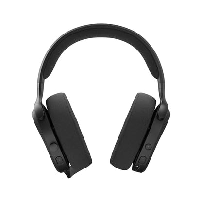 Fractal Design Scape Dark - Wireless PC Gaming Headset - Detachable Flip-to-Mute Microphone with Noise Cancellation - Battery Life Up to 40 Hours - Configurable Ambient Lighting - Black