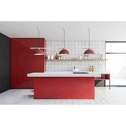15.7" x 118" Thicken Red Contact Paper - Solid Color Peel and Stick Wallpaper for Cabinets and Countertops