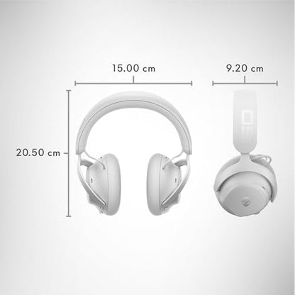 Alienware Pro Wireless Gaming Headset - Wired/Wireless, Bluetooth 5.3, 15 Minute Fast Charging, Audio Output 20 Hz, Battery Talk Time (ANC on) Up to 24 Hrs (Bluetooth), Lunar Light