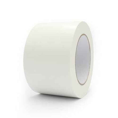 Heavy Duty Duct Tape 3 Inch X 33 Yards, 8.5 Mil Thickness, Multi Purpose White Duct Tape, No Residue, Waterproof, Tear by Hand - for Indoor Outdoor Repairs, Industrial, Professional Use