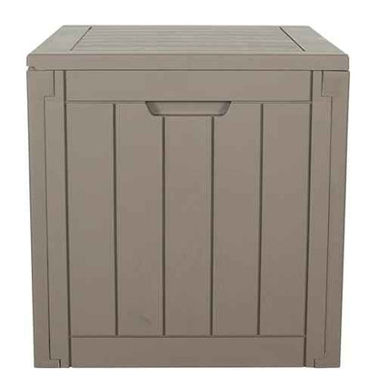 BTEXPERT Indoor Outdoor Storage Box, 30 Gallon Resin Deck Container for Package Delivery Patio Furniture Cushions Garden Tools Pool Sports Equipment UV Resistant Waterproof Lockable