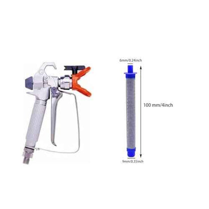 1pcs 288716 3/4-Inch Inlet Strainer Thread &5pcs 288749 Airless Spray Gun Filter Combination fits Airless Paint Sprayers Gun