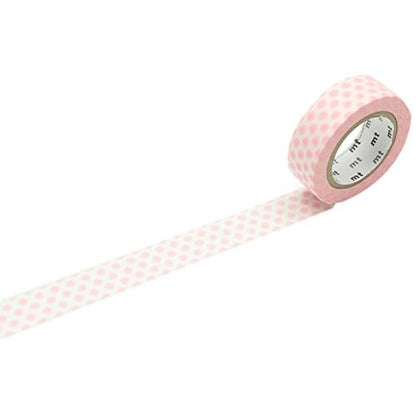 mt Masking Tape 1P "Dot Strawberry Milk" Washi Masking Tape - Strawberry Milk