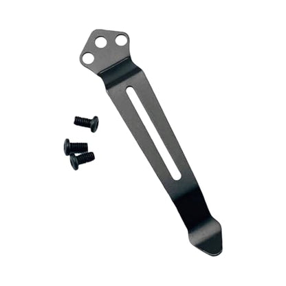 1x Black Deep Carry Pocket Knife Clip Replacement Tools Accessories + 3 Pocket Knife Screws Portable for Benchmade 535
