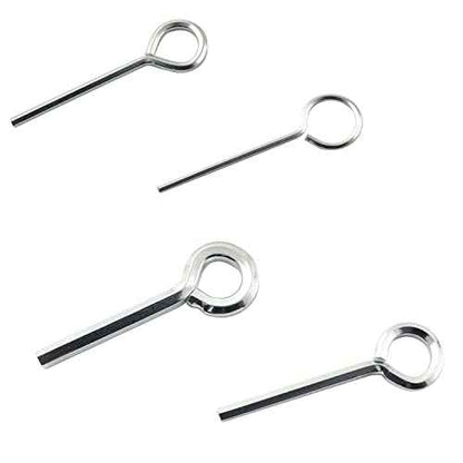 5IN1 Ring Allen Wrench Set - 5/64" 1/8" 5/32" 7/32" Allen Key Door Keys with 1 Keychain for Push Bar Panic Exit Device