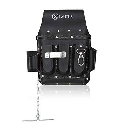LAUTUS Oiled Tanned Heavy Duty Tool Belt/Pouch/Bag, Framer, Carpenter, Construction, Framers, Handyman, Electrician