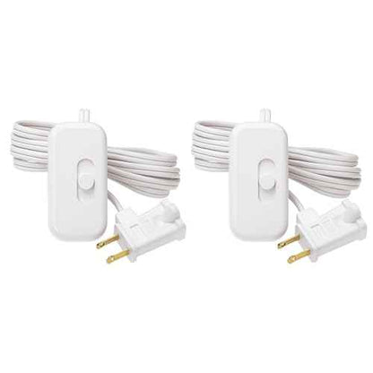 Lutron Credenza LED+ 100-Watt Plug-in Lamp Dimmer Switch, TTCL-100H-WH-2, White (2 Pack)