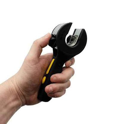 AGS XForce Ratcheting Metal Tubing Cutter, Adjustable Pipe Cutter for Copper, Aluminum, Stainless Steel Tubes, Heavy-Duty Hand Tool with Precision Cutting for 1/8" to 1-1/8" Pip