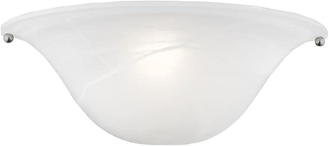 Livex Lighting Wynnewood 1 Light Wall Sconce Satin Nickel Finish
