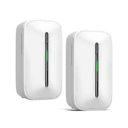 Ecoey Carbon Monoxide Detectors Plug-in with Advanced Electrochemical Sensor 10 Year Carbon Monoxide Detector Foldable Plug with Battery Backup CO Detector for Home and Kitchen FJ146A, 2Packs