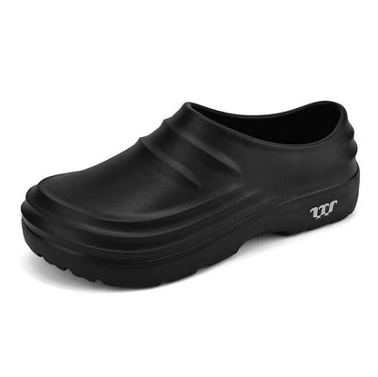 Linen dreams Unisex Armadillo Chef Shoes Non-Slip Oil Resistant Kitchen Work Clogs, Breathable Waterproof Lightweight Safety
